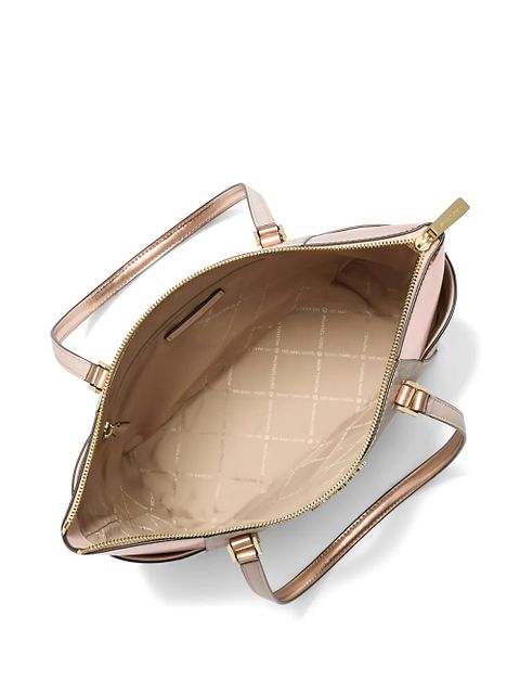 Michael Kors Charlotte metallic tote bag - Neutrals - zdjęcie produktu nr 2