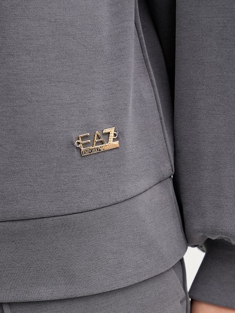 EA7 Emporio Armani dres damski kolor szary AF12643.7W000194