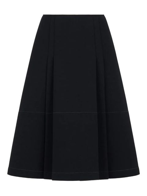 Marni pleated midi skirt - Black - zdjęcie produktu nr 1