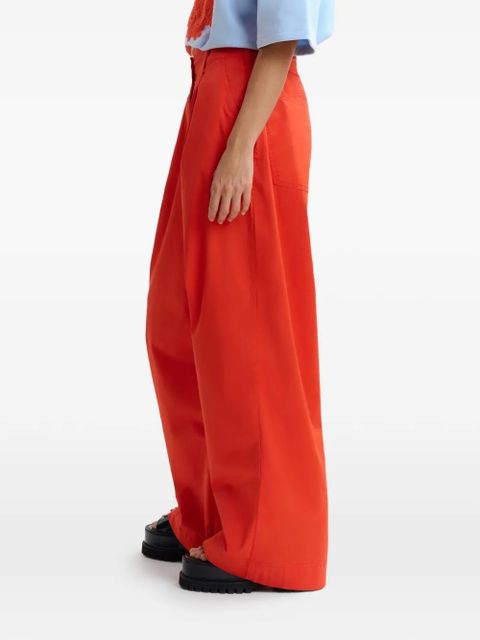 Essentiel Antwerp Jumpy wide-leg trousers - Red