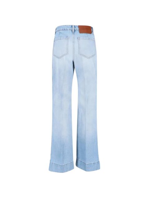 Victoria Beckham patch-pocket jeans - Blue - zdjęcie produktu nr 2