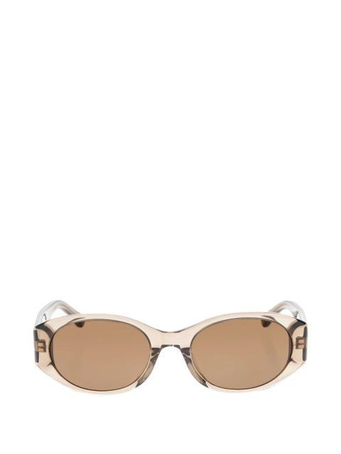 Balenciaga Eyewear oval-frame sunglasses - Brown - zdjęcie produktu nr 1