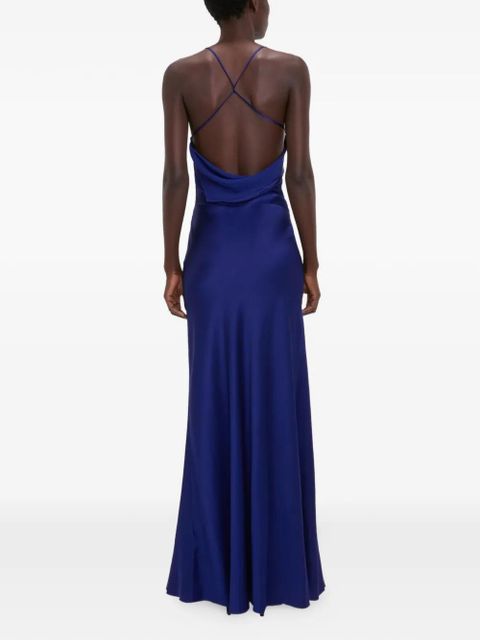 Victoria Beckham Draped Cami maxi dress - Blue