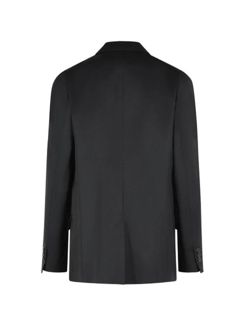 Maison Margiela single-breasted virgin wool blazer - Black - zdjęcie produktu nr 2