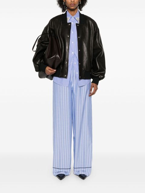 Prada striped trousers - Blue - zdjęcie produktu nr 2