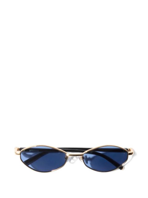 Jacquemus oval-frame sunglasses - Gold - zdjęcie produktu nr 1