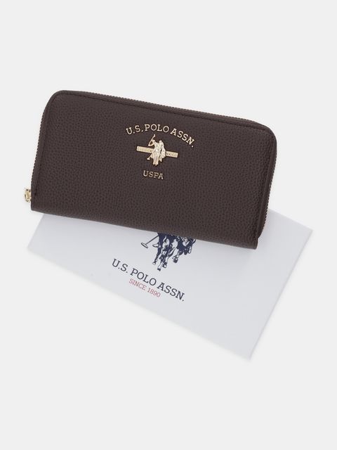 U.S. Polo Assn. portfel Stanford damski kolor brązowy WIUSS6207WVP