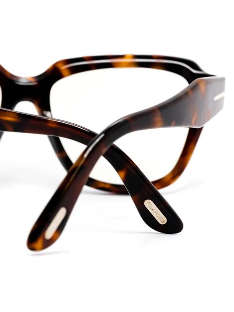 TOM FORD Eyewear oversize-frame glasses - Brown