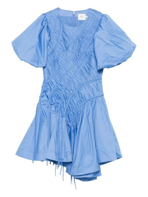 Aje Wisteria puff-sleeve mini dress - Blue