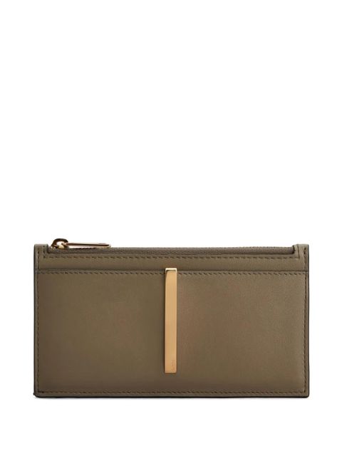 Tod's zip-fastening embossed cardholder - Brown - zdjęcie produktu nr 1