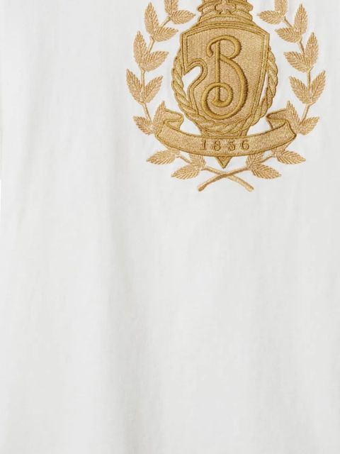 Burberry B Crest cotton t-shirt - White