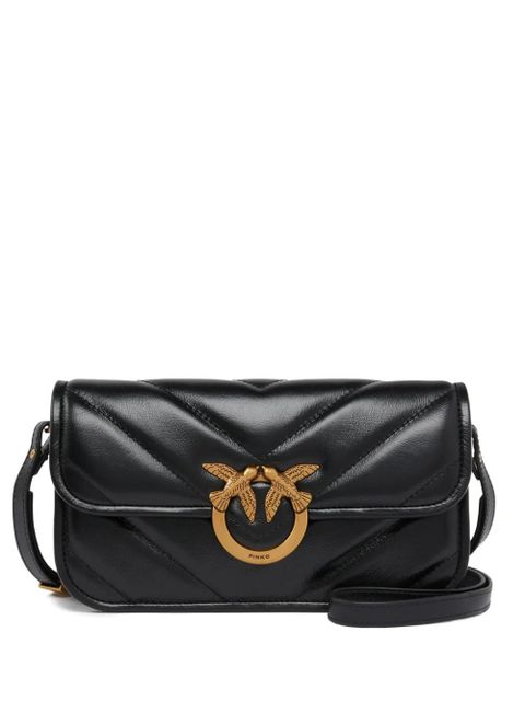 PINKO Love Bird-buckle shoulder bag - Black - zdjęcie produktu nr 1