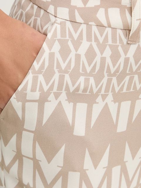 Marciano by Guess spodnie BRITNEY damskie kolor beżowy szerokie high waist 5YGB21 7352A