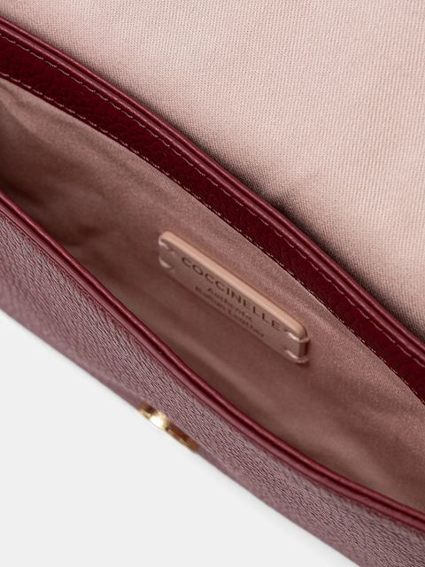 Coccinelle torebka skórzana kolor bordowy E5 S00 55 02 01