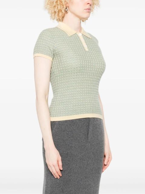 Guest In Residence cashmere polo shirt - Green