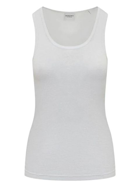 ISABEL MARANT scoop-neck tank top - White - zdjęcie produktu nr 1