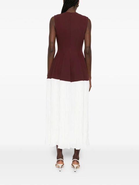 Simkhai pleated maxi dress - Brown