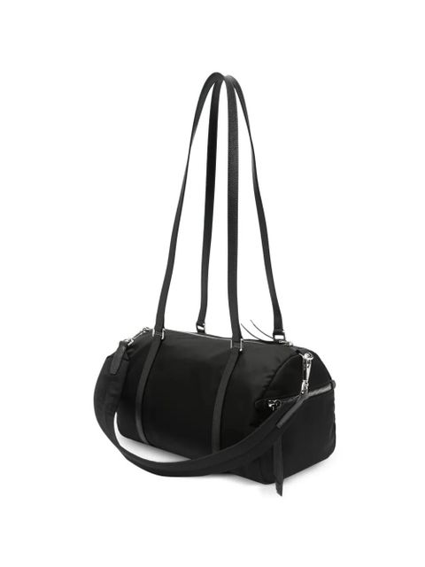Prada triangle-logo zip shoulder bag - Black