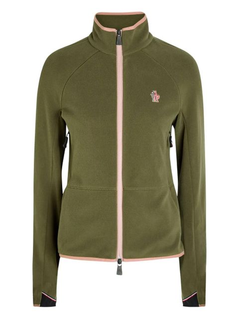 Moncler fleece zip-up sweatshirt - Green - zdjęcie produktu nr 1