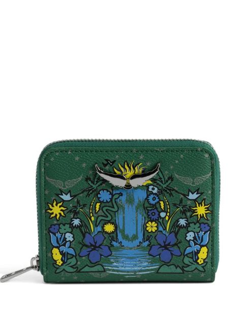 Zadig&Voltaire Mini ZV monogram-print wallet - Green - zdjęcie produktu nr 1