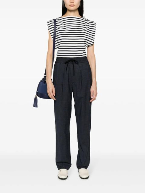 MARANT ÉTOILE Priska high-waisted trousers - Blue