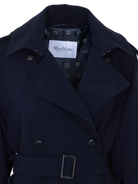 Max Mara belted wool coat - Blue