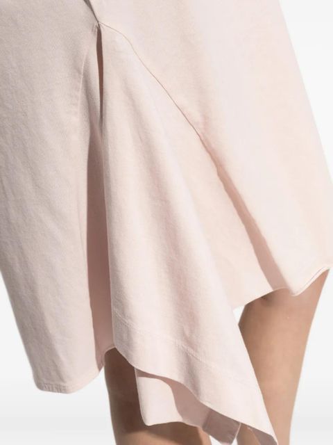 MM6 Maison Margiela asymmetric short-sleeve dress - Pink