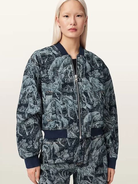 AllSaints kurtka damska bawełniana KAYTRA - zdjęcie produktu nr 1