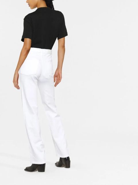 RE/DONE straight-leg high-rise jeans - White