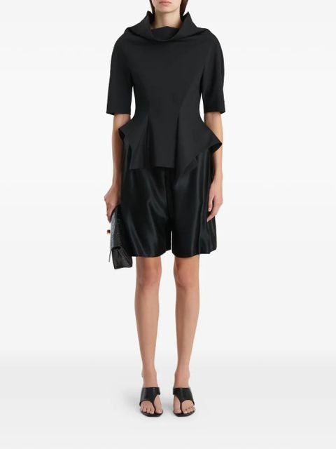 KHAITE virgin-wool shorts - Black - zdjęcie produktu nr 2