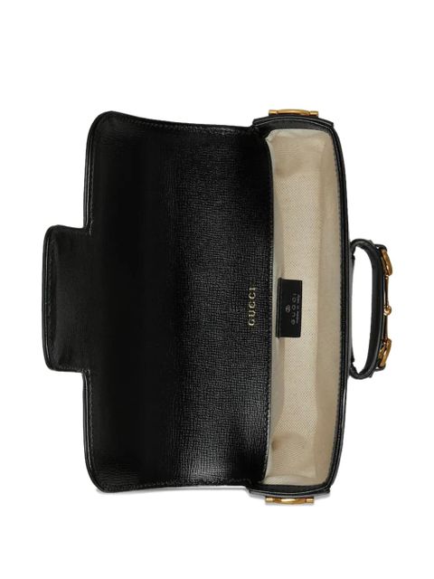 Gucci mini Horsebit 1955 shoulder bag - Black
