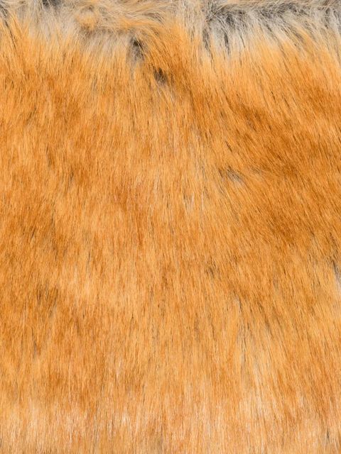 The Frankie Shop Ginevra faux-fur scarf - Brown