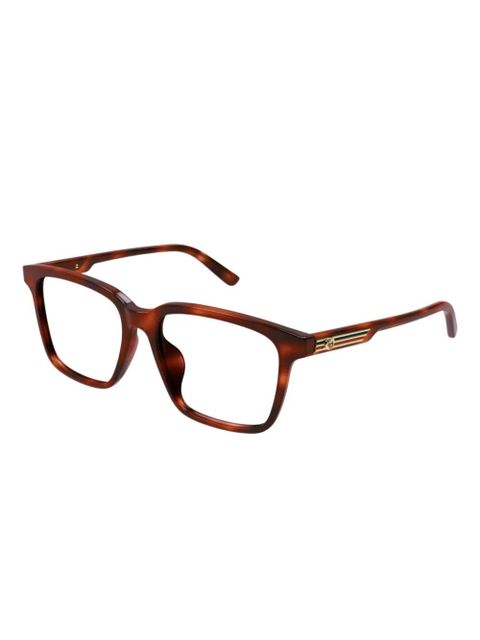 Gucci Eyewear square glasses - Brown - zdjęcie produktu nr 2