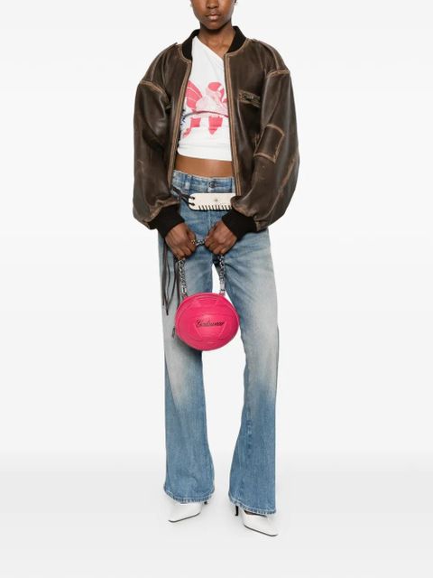 GCDS cat-shape chain-link tote bag - Pink - zdjęcie produktu nr 2