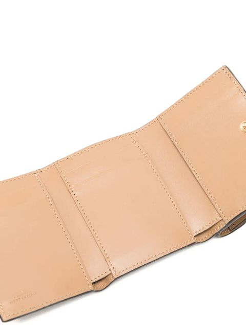 FENDI FF Diamonds tri-fold wallet - Brown