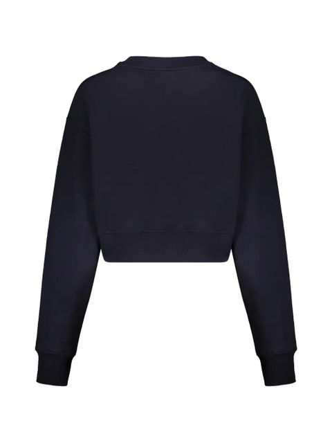 Balmain cropped logo sweatshirt - Blue - zdjęcie produktu nr 2