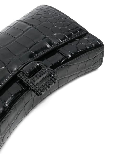 Balenciaga Hourglass chain-strap wallet - Black