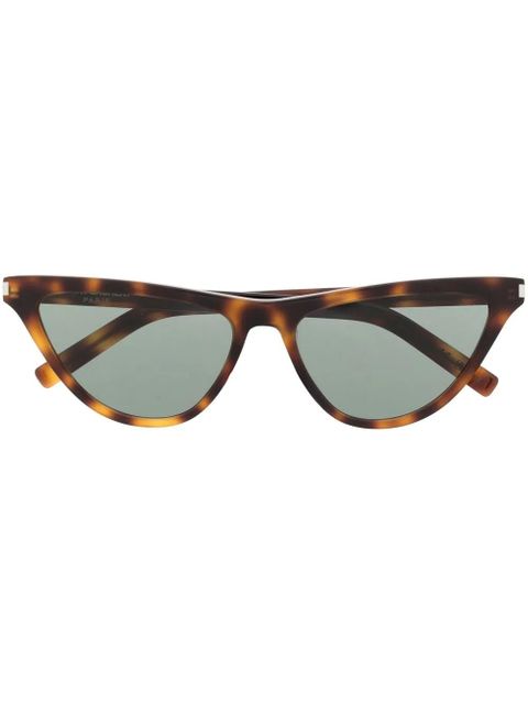 Saint Laurent Eyewear tortoiseshell-effect sunglasses - Brown - zdjęcie produktu nr 1