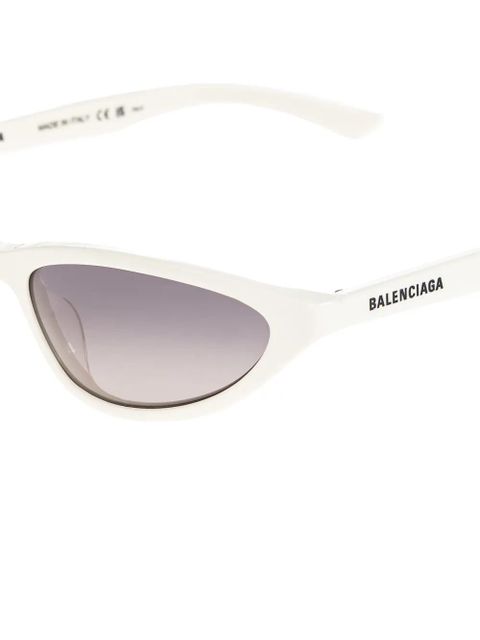 Balenciaga Eyewear Neo Oval 2.0 frame sunglasses - White