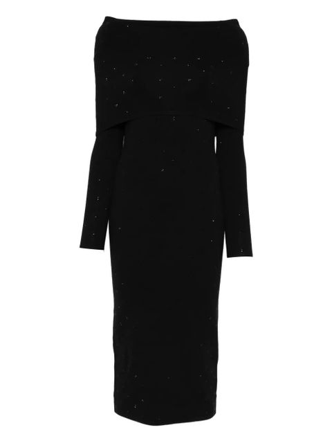Max Mara Madatti knitted embellished maxi dress - Black - zdjęcie produktu nr 1