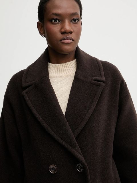 Sessun płaszcz z dodatkiem wełny - zdjęcie produktu nr 2