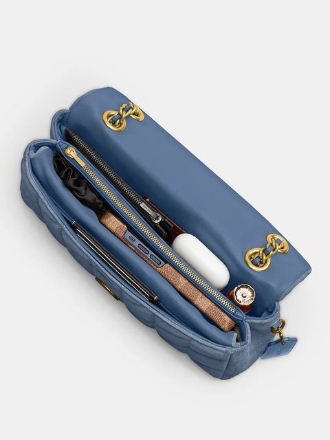 Coach torebka zamszowa Tabby