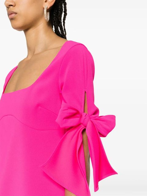 PINKO ribbon tie-detailed mini dress