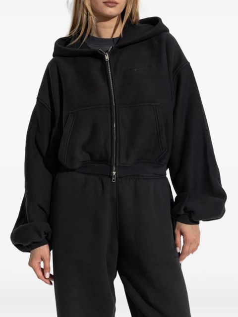 Alexander Wang zip-up hoodie - Black