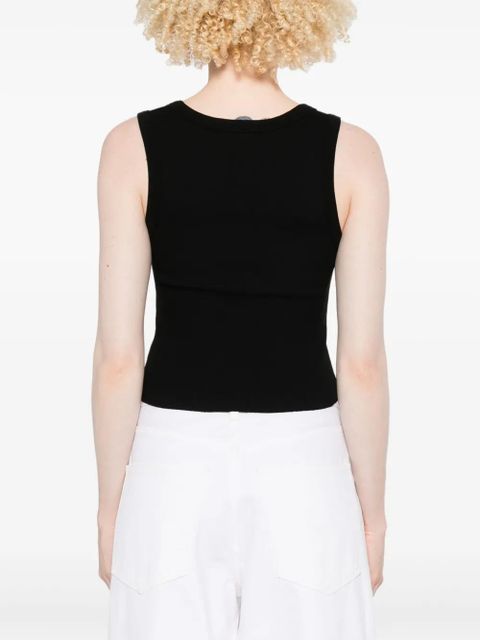 AGOLDE ribbed tank top - Black