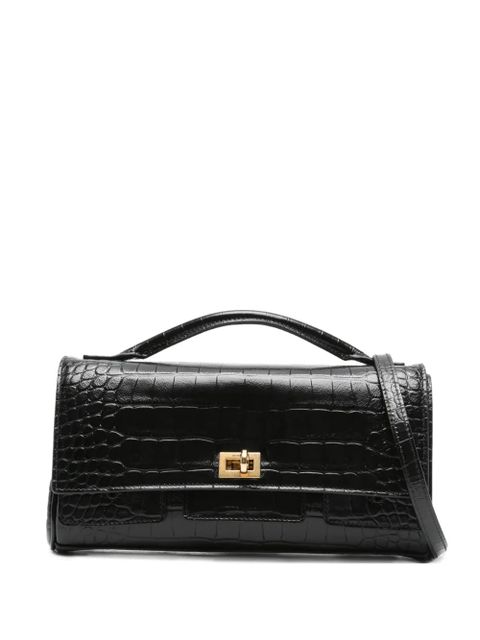 Balenciaga embossed croc crossbody bag - Black - zdjęcie produktu nr 1