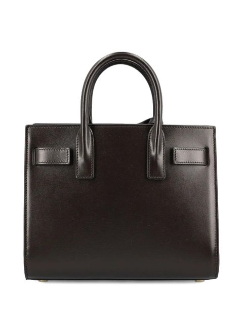 Saint Laurent nano Sac de Jour padlock bag - Brown