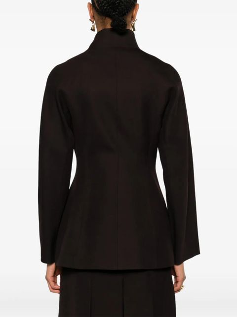 FENDI grain de poudre blazer - Brown