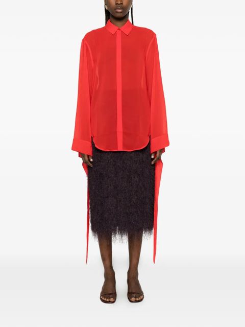 The Frankie Shop long-sleeve blouse - Red