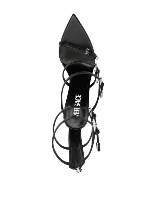Versace Pin-Point 120mm sandals - Black